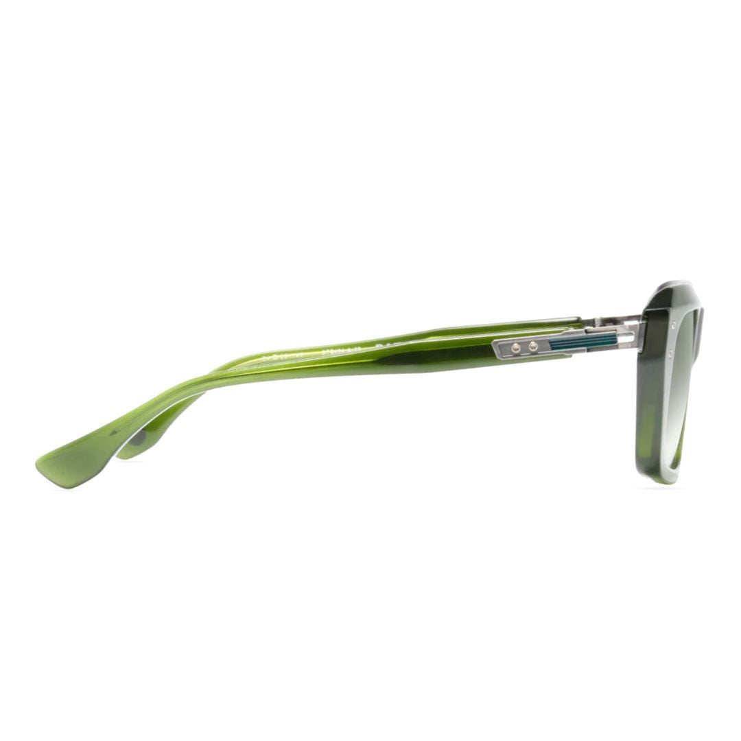 Dita Grandmaster-Nine Square Frame Sunglasses With Gradient Green Tint
