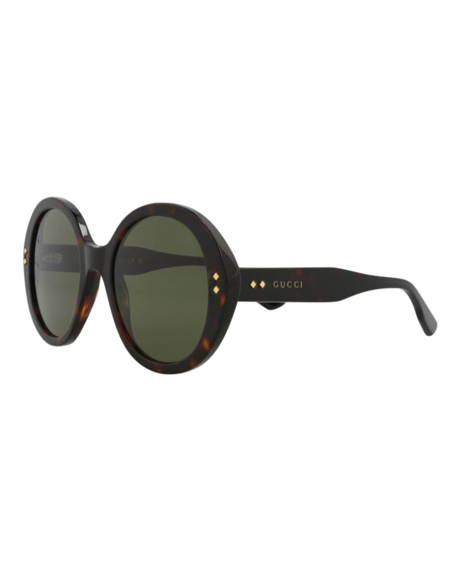 Gucci Round-Frame Acetate Sunglasses