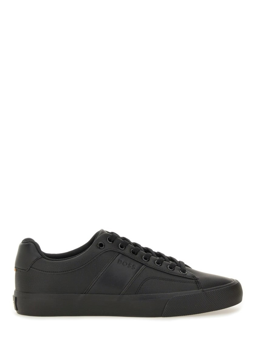 Boss Smooth Leather Low-Top Sneakers