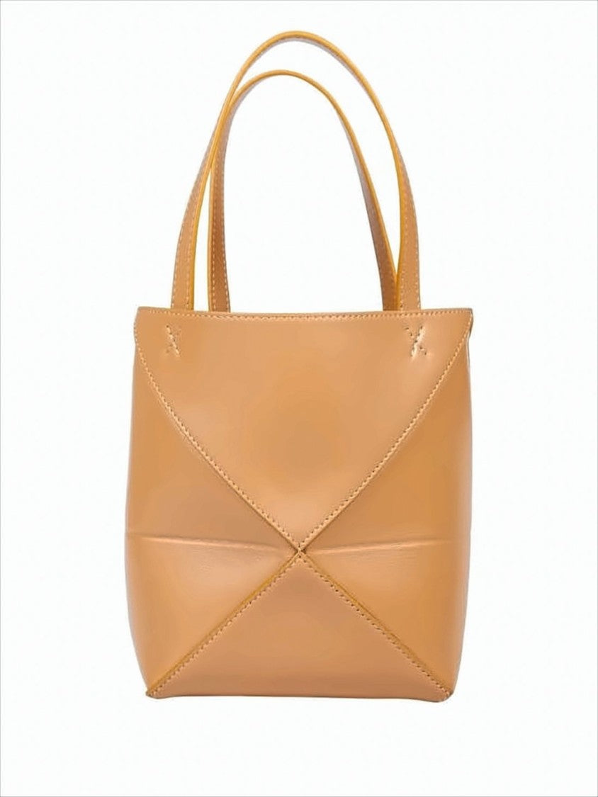 Loewe Structured Smooth Calf Leather Shoulder Bag