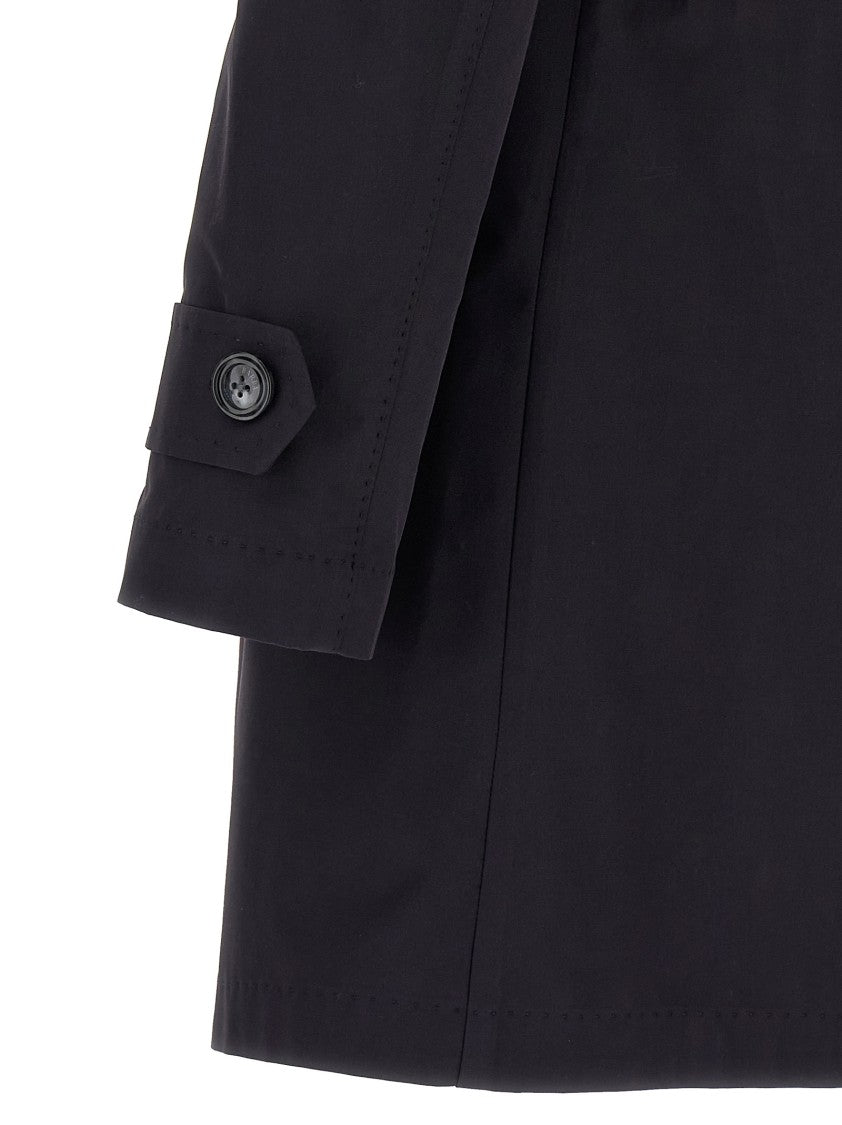 Barba Single-Breasted Trench Coat