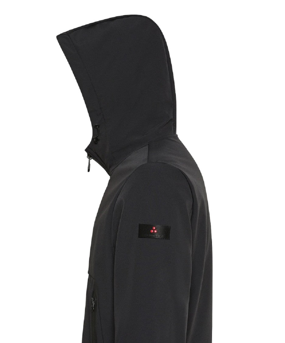 Peuterey Versatile Black Jacket With Detachable Lining