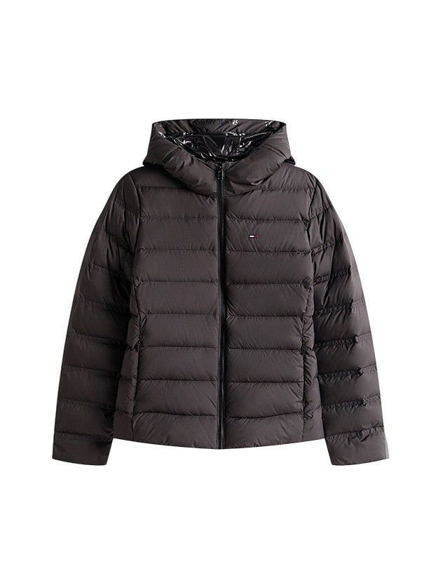 Tommy Jeans Hooded Down Coat With Removable Hood