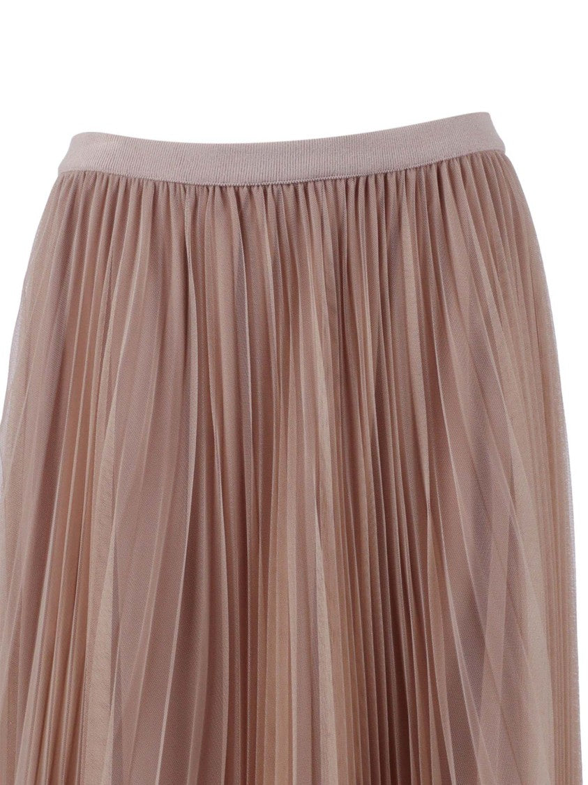 Fabiana Filippi Acero Wide Pleated Tulle Skirt