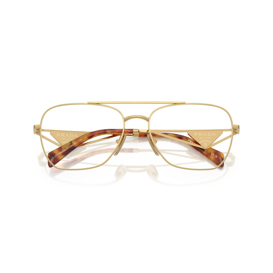 Prada 0Pr B50v Rectangular Clear Lens Sunglasses