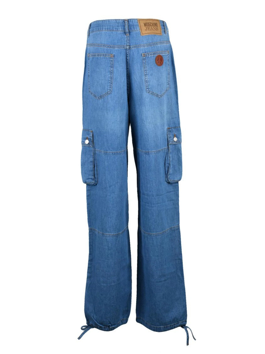 Mo5ch1no Jeans Moschino Jeans Cargo Pants - Blue