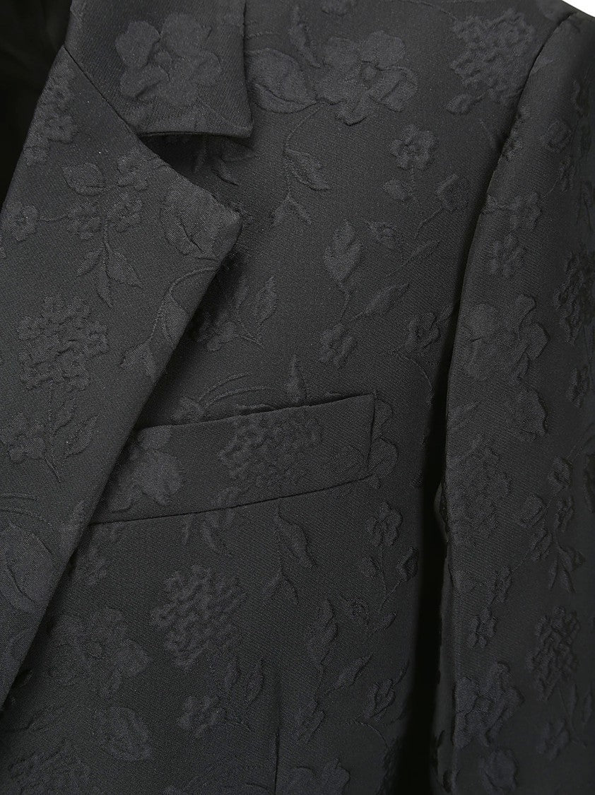 Lanvin Long Floral Print Coat