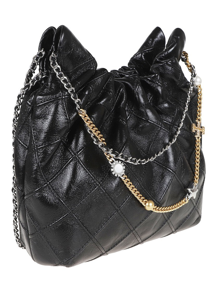 Tory Burch Quilted Lamb Leather Shoulder Bag