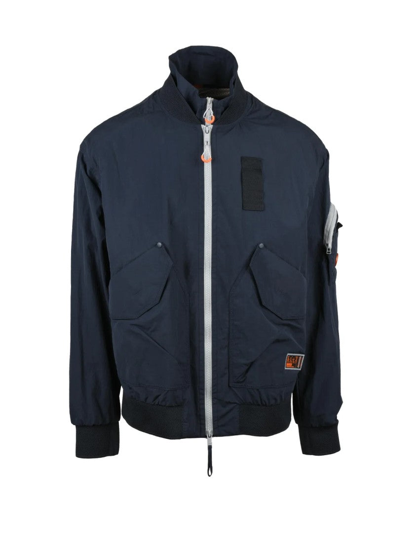 Dekker Structured Unlined Jacket With Zip Closure And Flap Pockets