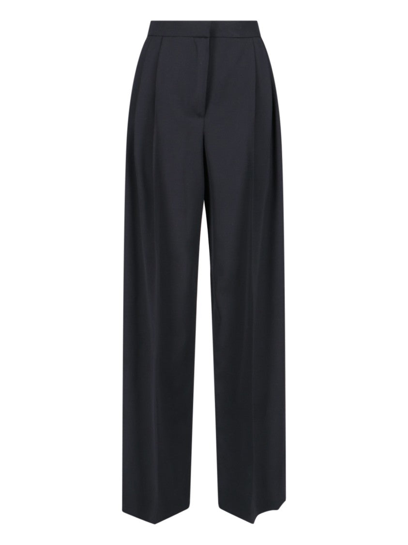 Alexander Mcqueen High-Waisted Wide-Leg Trousers