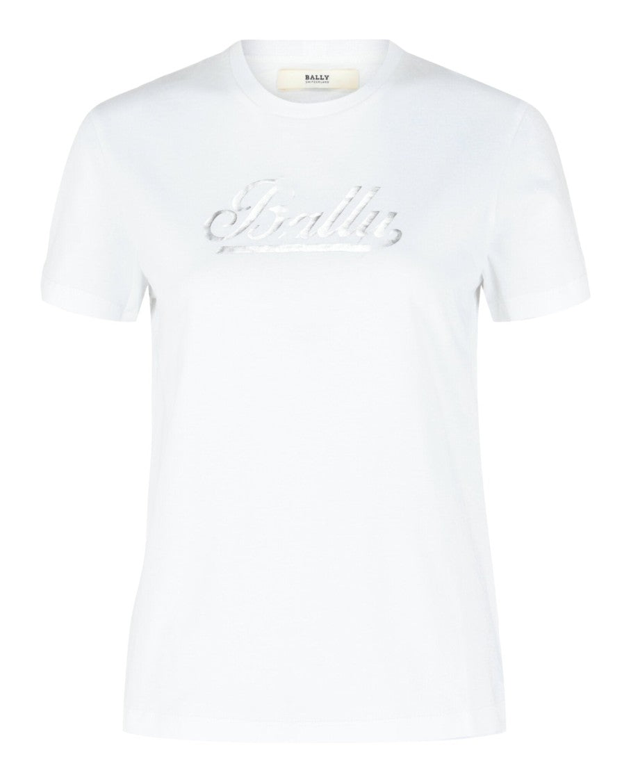 Bally Metallic Logo Print T-Shirt