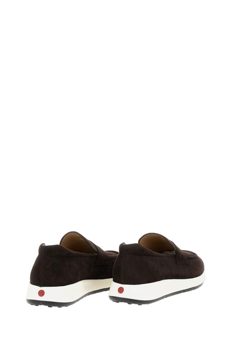 Tod's Pashmy Suede Hybrid Loafer-Sneakers With Extralight Eva Sole