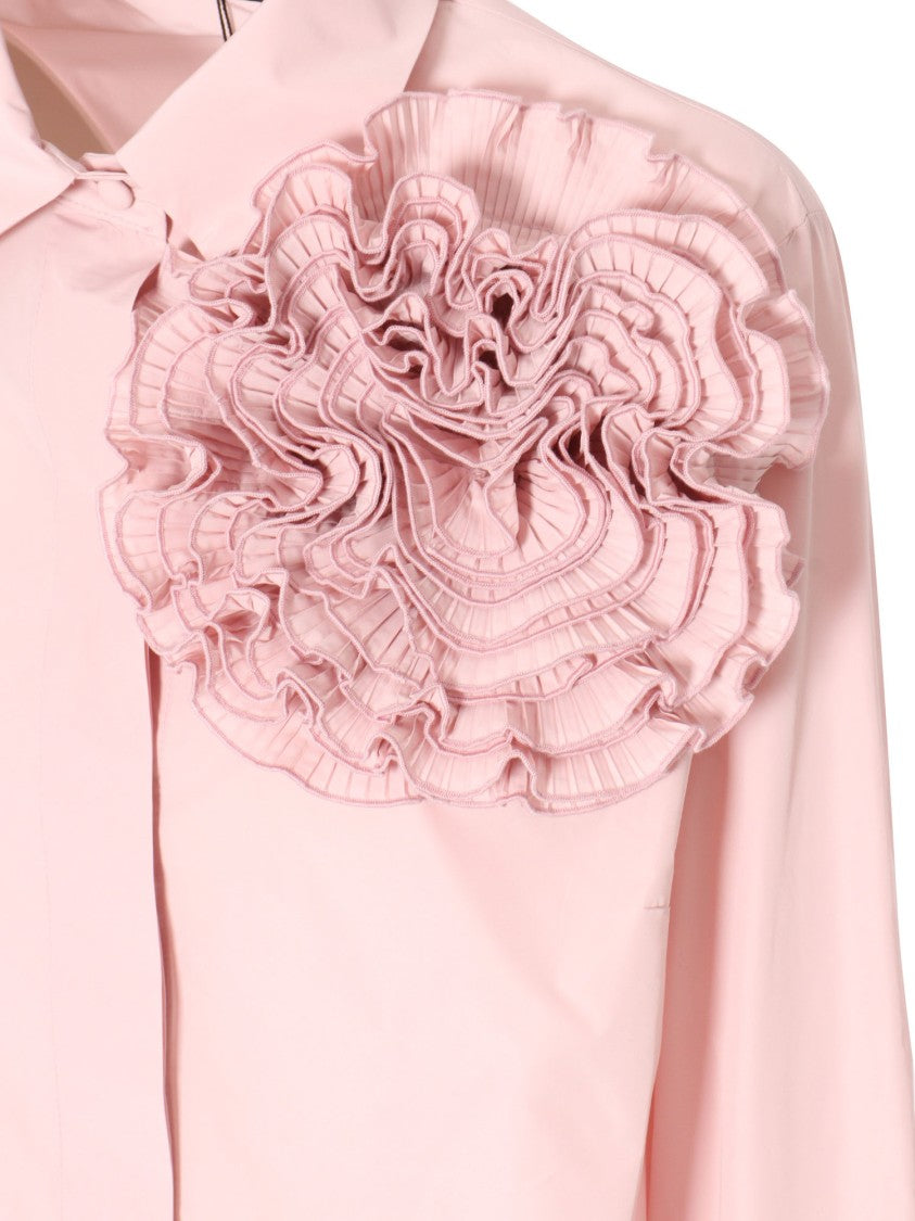 Clips Ruffled Taffeta Shirt