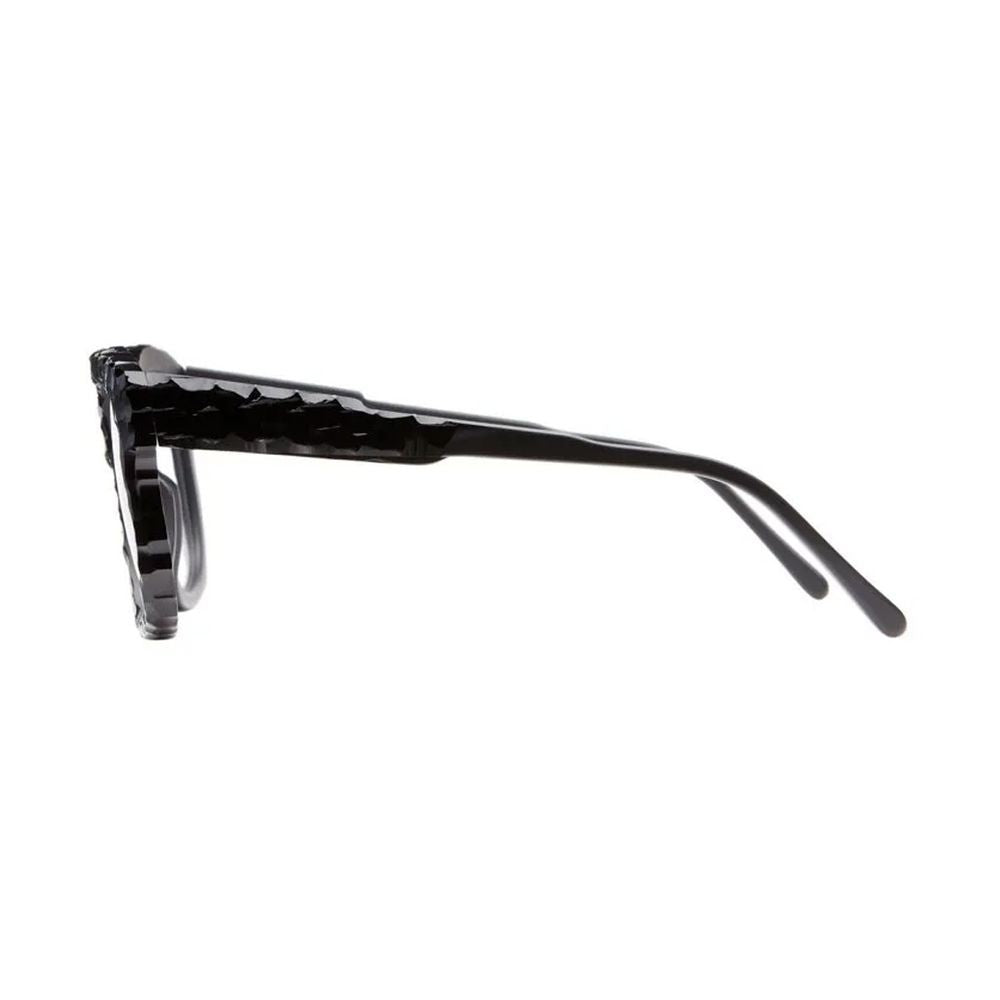 Kuboraum Mask K25 Square-Structured Black Acetate Kuboraum Mask K25
