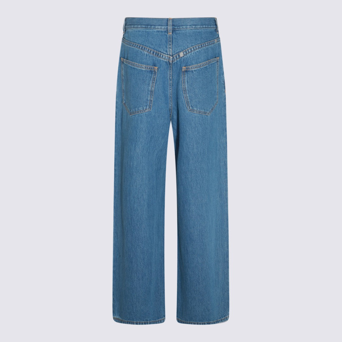 Givenchy High-Waisted Wide-Leg Jeans With V-Yoke Detail
