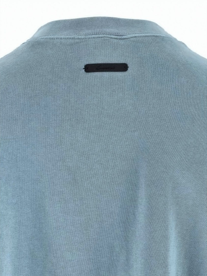 Fear Of God Relaxed-Fit Blue Cotton T-Shirt