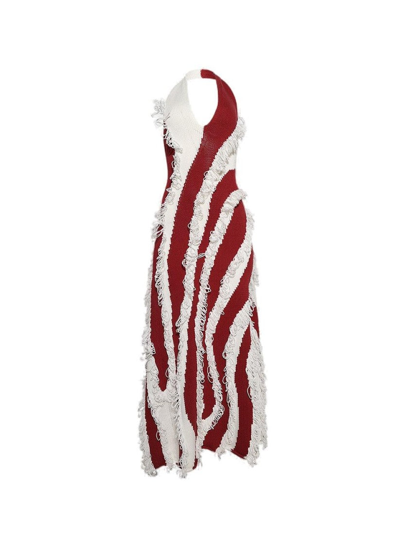 Diotima Roaring Gown Paprika And White