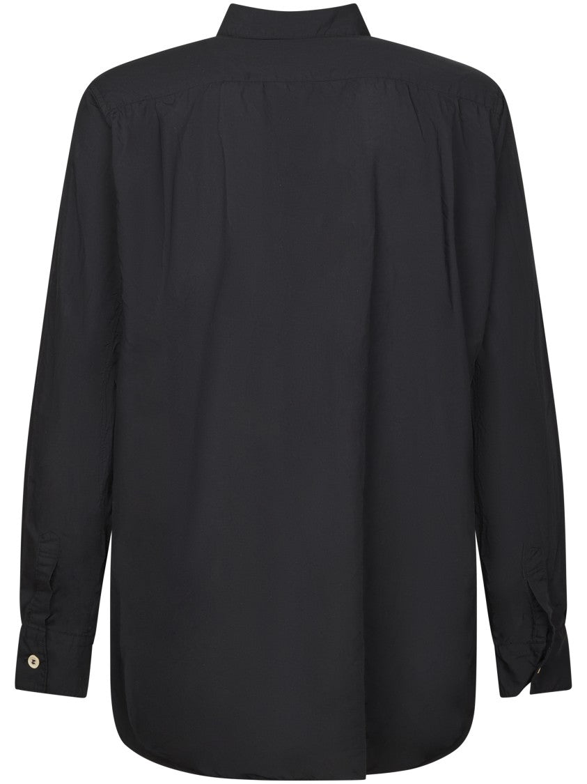 Comme Des Garçons Long-Sleeved Shirt With Classic Collar And Buttoned Cuffs