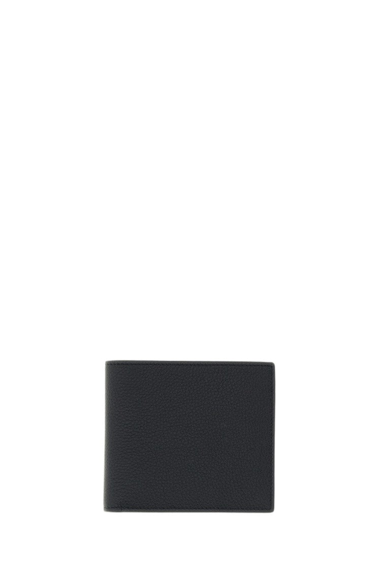 Thom Browne Black Pebbled Leather Bifold Wallet