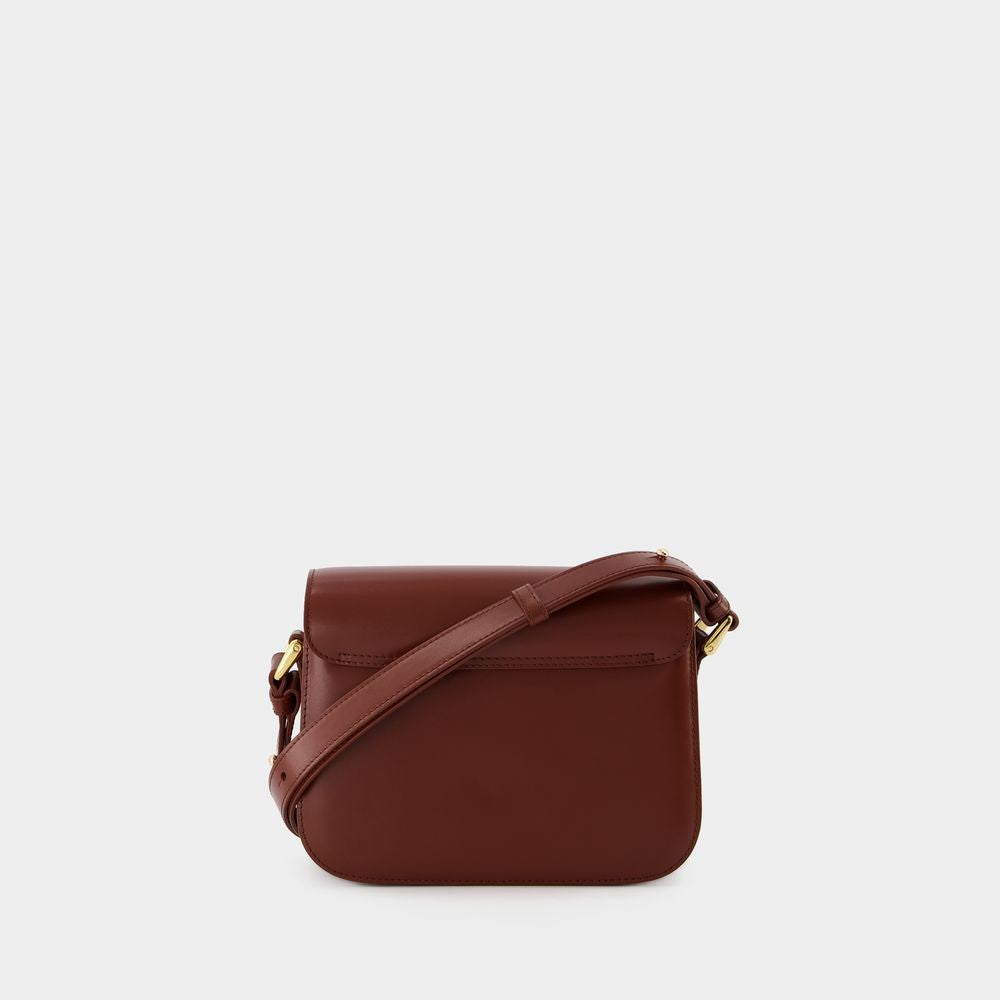 A.P.C. Grace Small Hobo Bag - Hazelnut - Leather