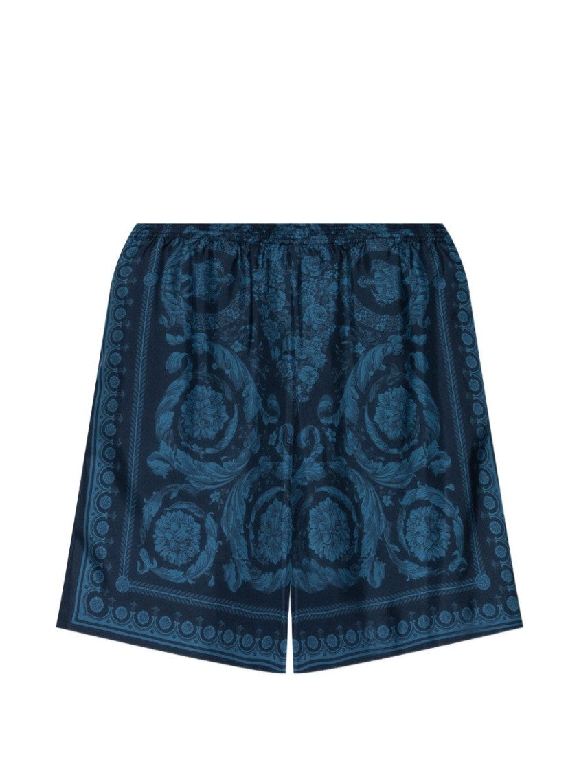 Versace Silk And Nylon Lightweight Casual Shorts