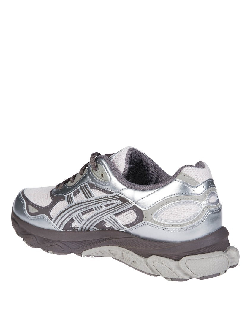 Asics Metallic Silver Gel-Nyc 2.0 Cushioned Sneakers