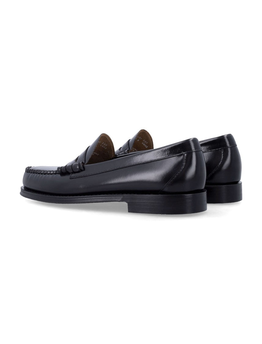 G.H. Bass Refined Penny Loafer In Glossy Leather