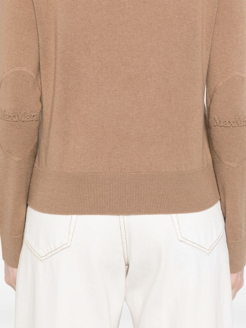Max Mara Light Brown Crew Neck Sweater
