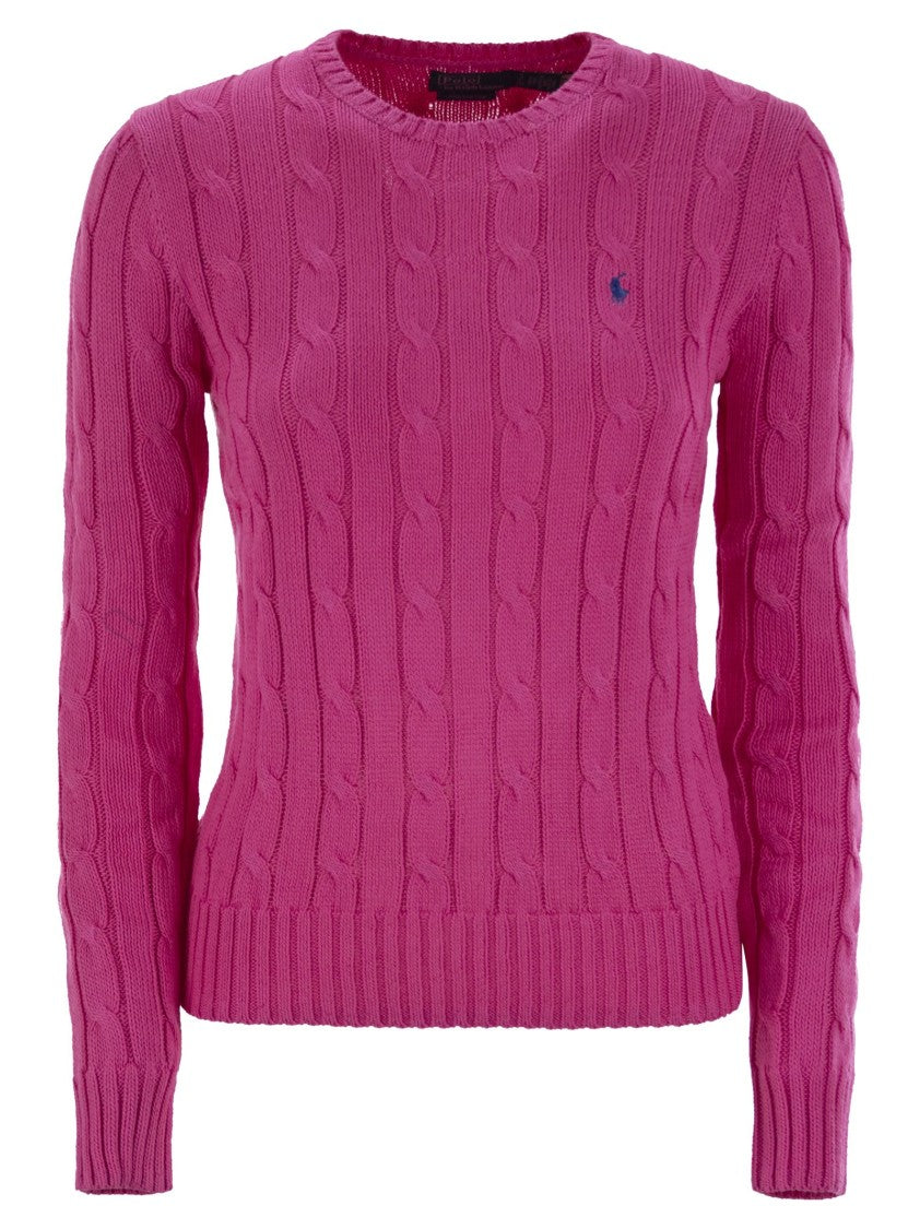 Polo Ralph Lauren Slim-Fit Cable Knit Sweater