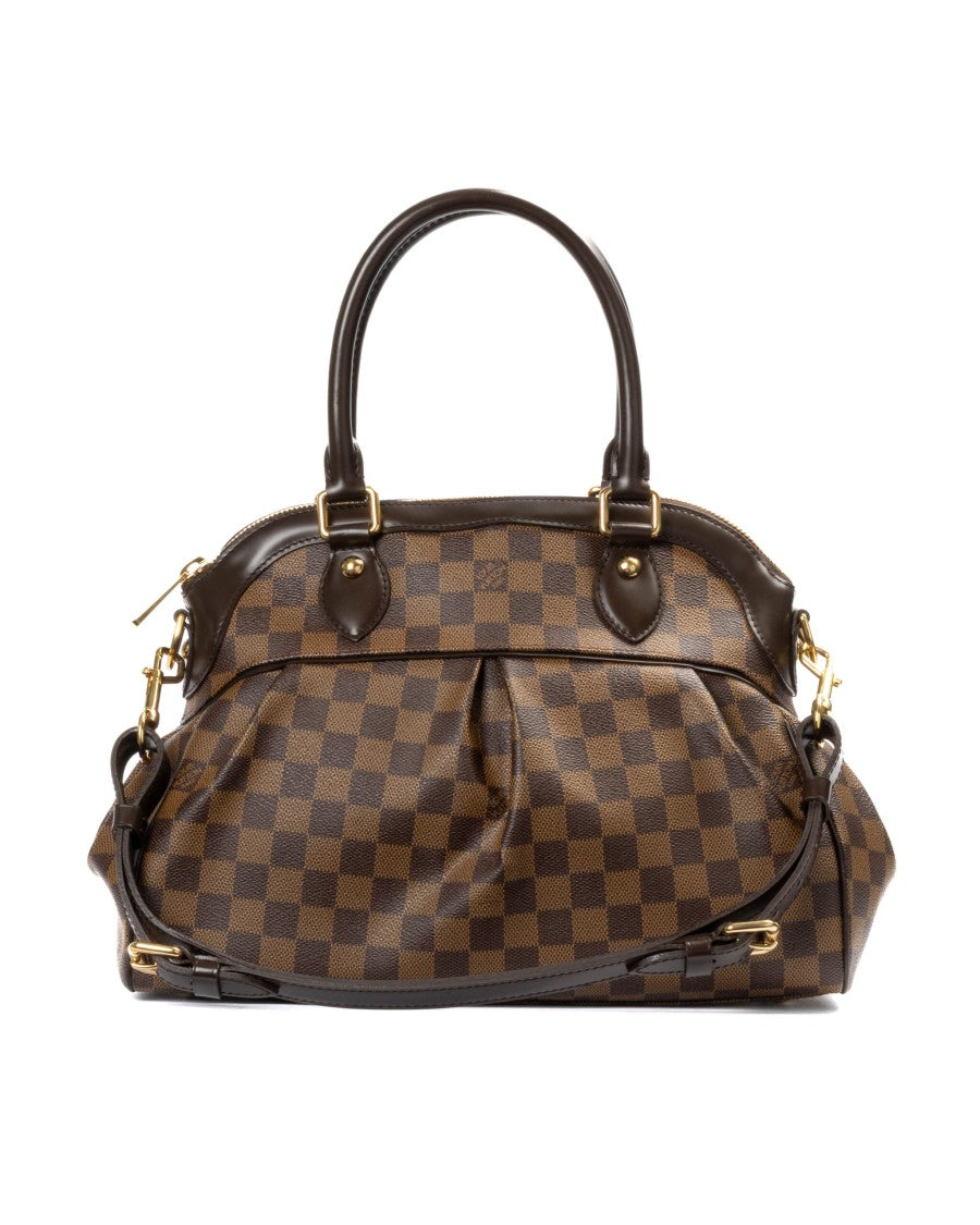 Louis Vuitton Damier Ebene Trevi Gm Canvas Shoulder Bag