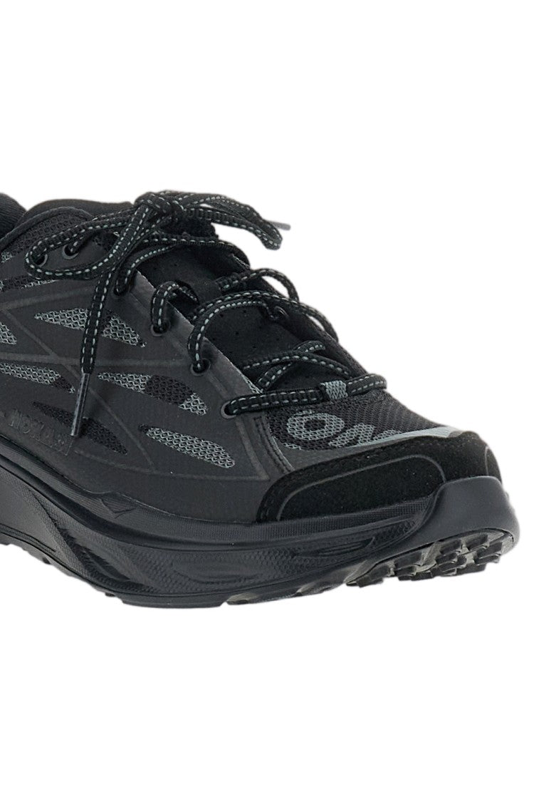 Hoka Black Huaka Pro Ultra-Lightweight Race-Lace Sneakers