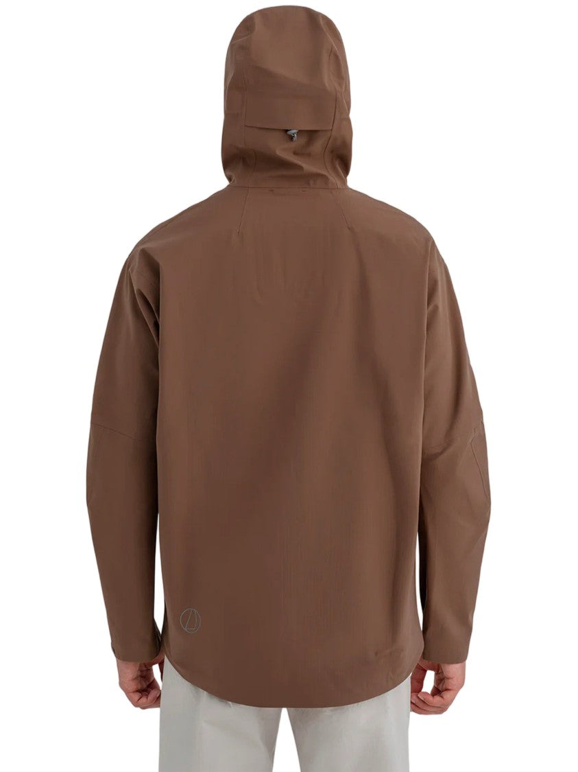 Murphy & Nye Brown Ranger High Collar Hooded Zip Jacket