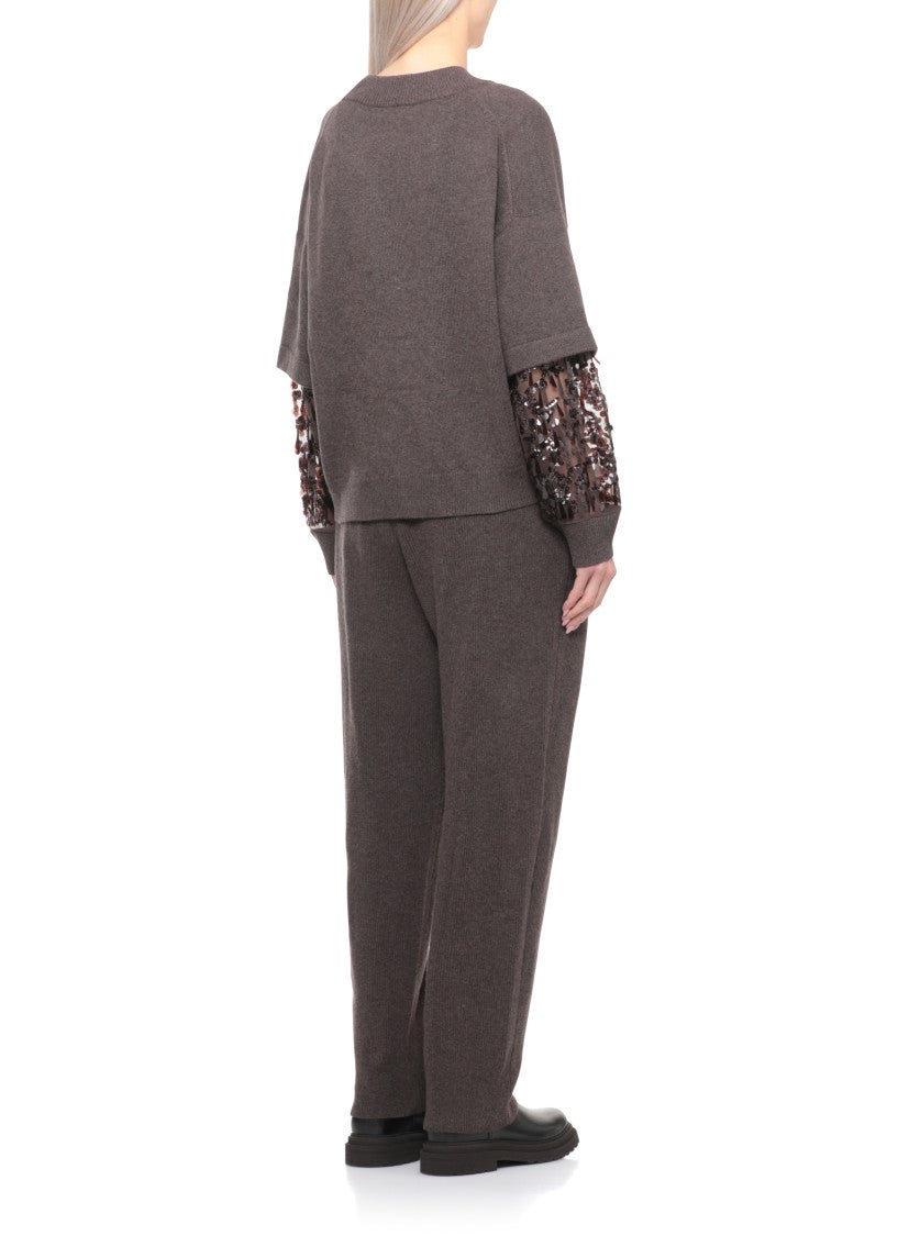 Brunello Cucinelli Brown Cashmere Sweater