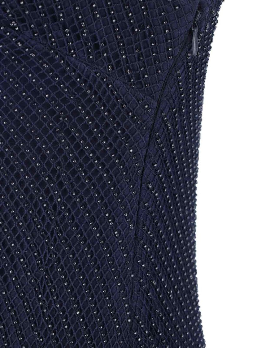 Polo Ralph Lauren Maxi "Zakaria" Studded Dress – Navy