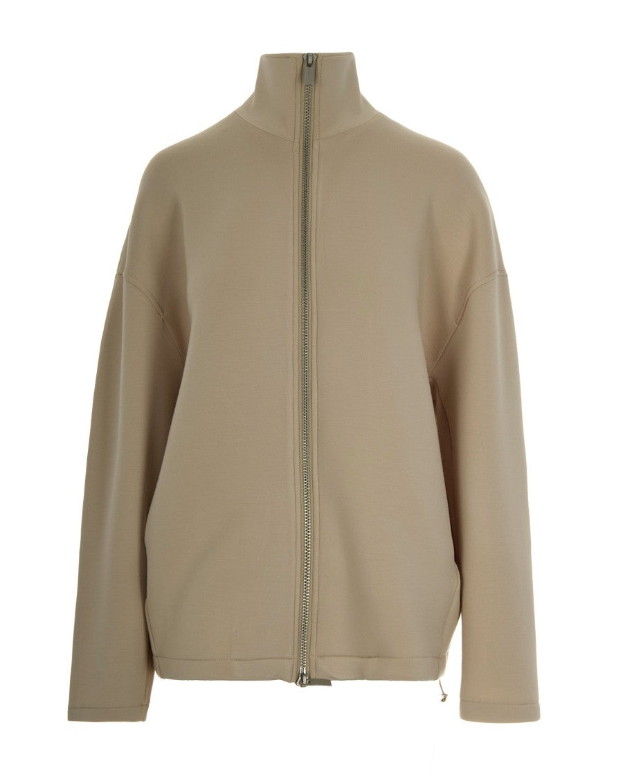 Remain Soft Zipped Jacket – Beige