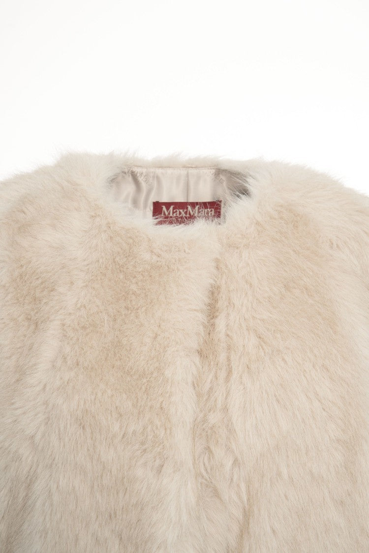 Max Mara 'Eros' Faux Fur Coat