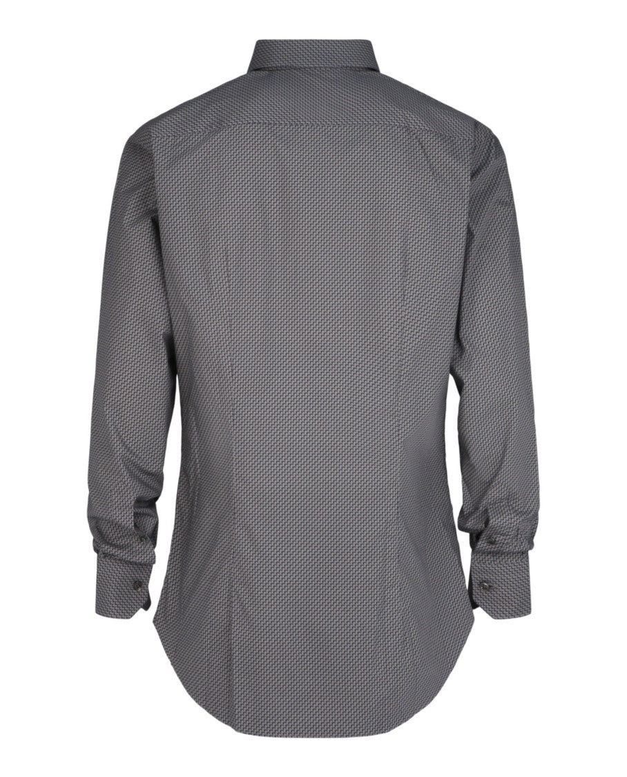 Brioni Micro-Geometric Pattern Shirt