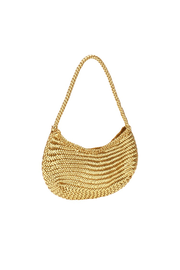 Dragon Diffusion Nova Luna Bag In Silver Buffalo Calf Leather