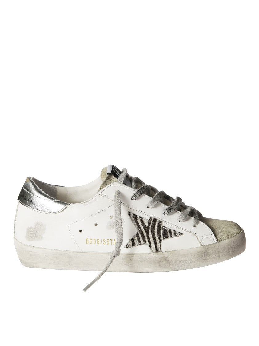 Golden Goose Superstar Leather Upper Sneakers