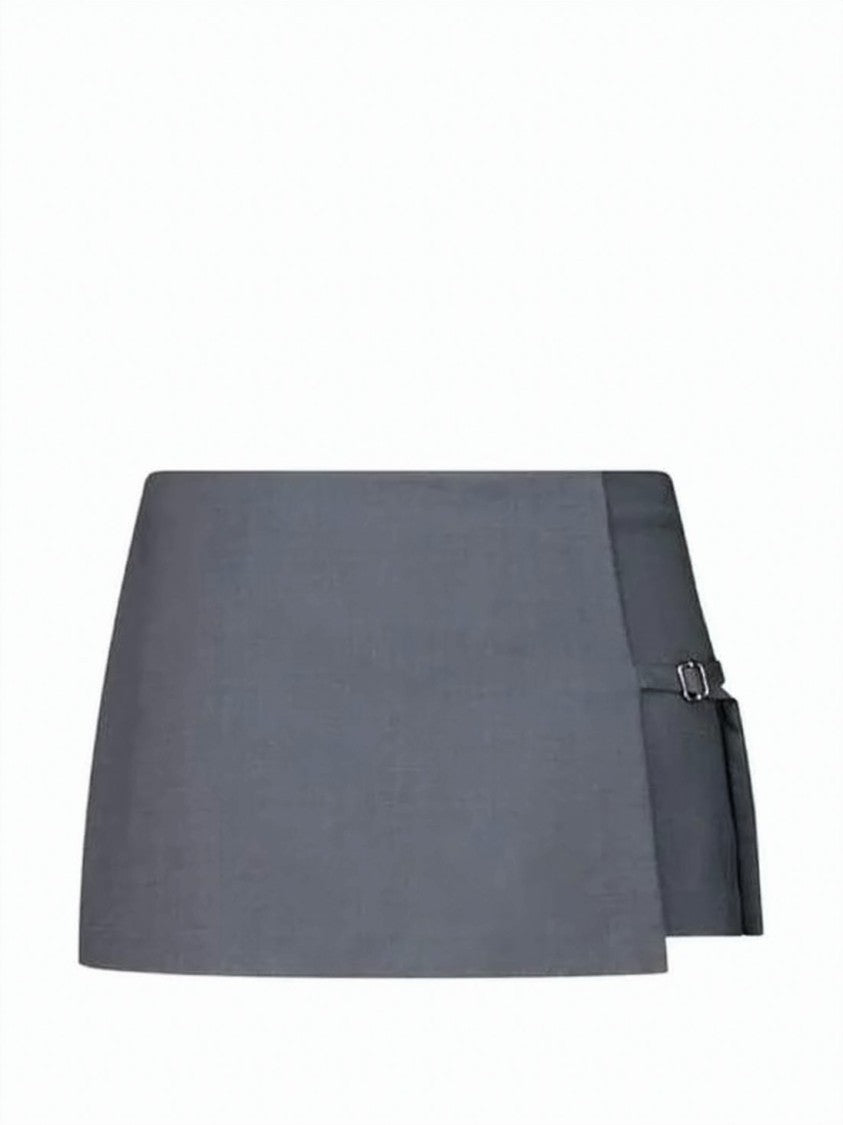 Paloma Wool Wrap-Around Midi Skirt With Side Buckle Detail