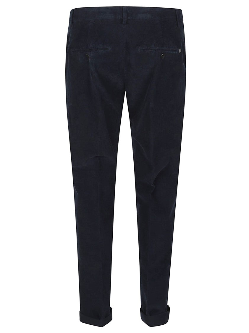 Dondup Gaubert Relax Relaxed Black Cotton Pants