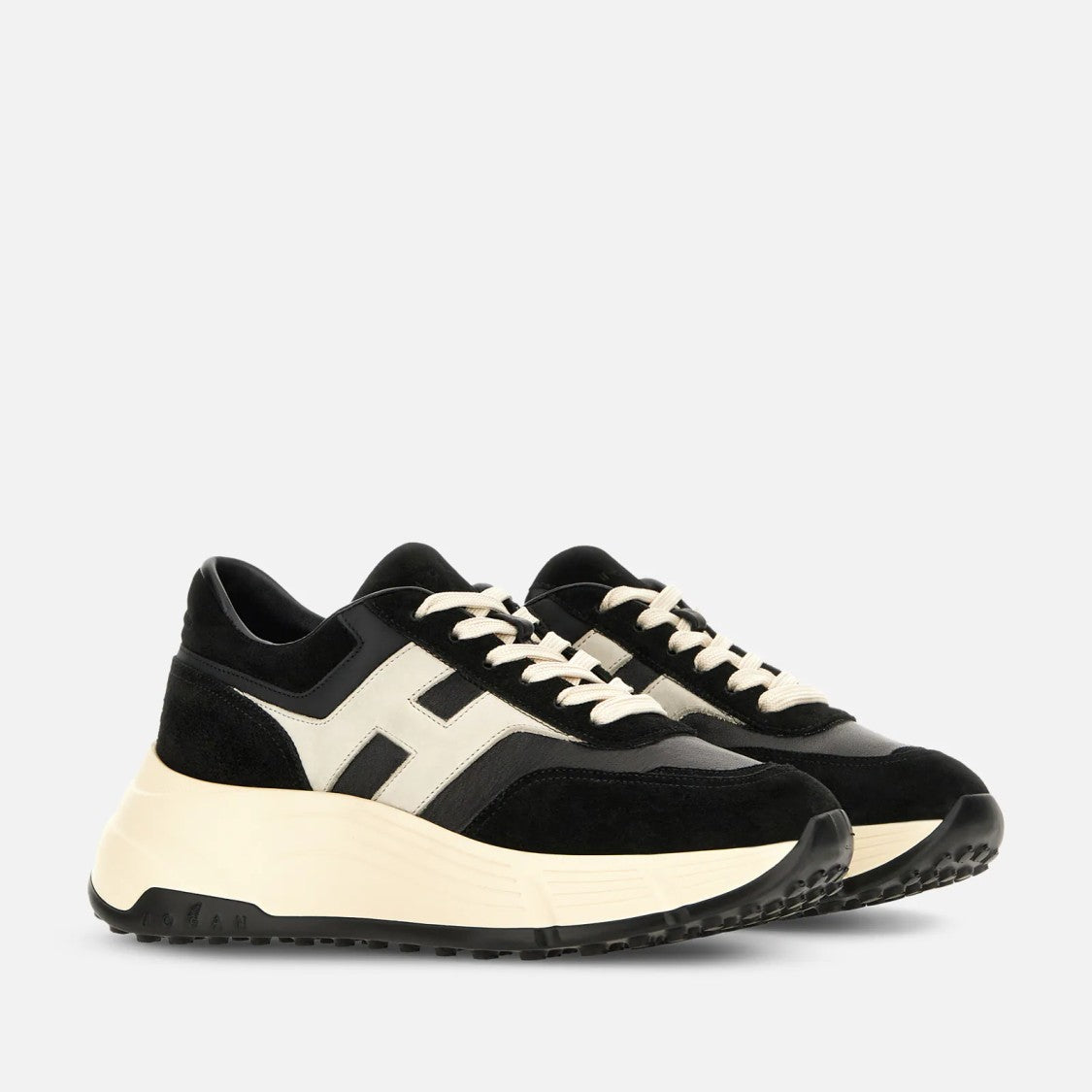 Hogan H669 H Sneakers With Sophisticated Black Upper