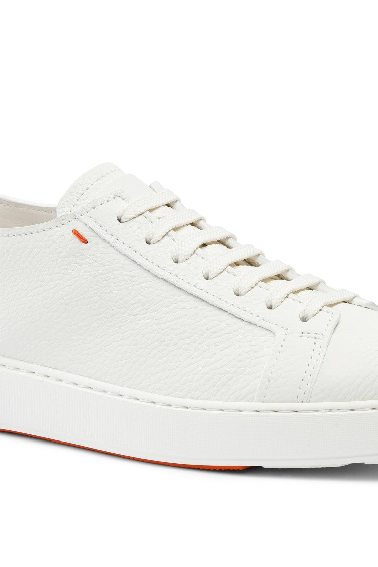 Santoni Bottalata Leather Sneakers