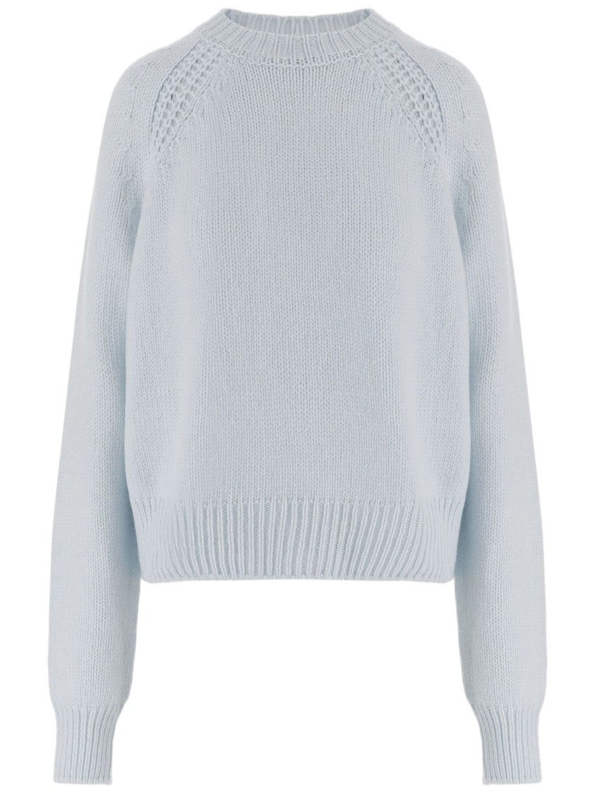 Sa Su Phi Light Blue Ribbed Cashmere Sweater