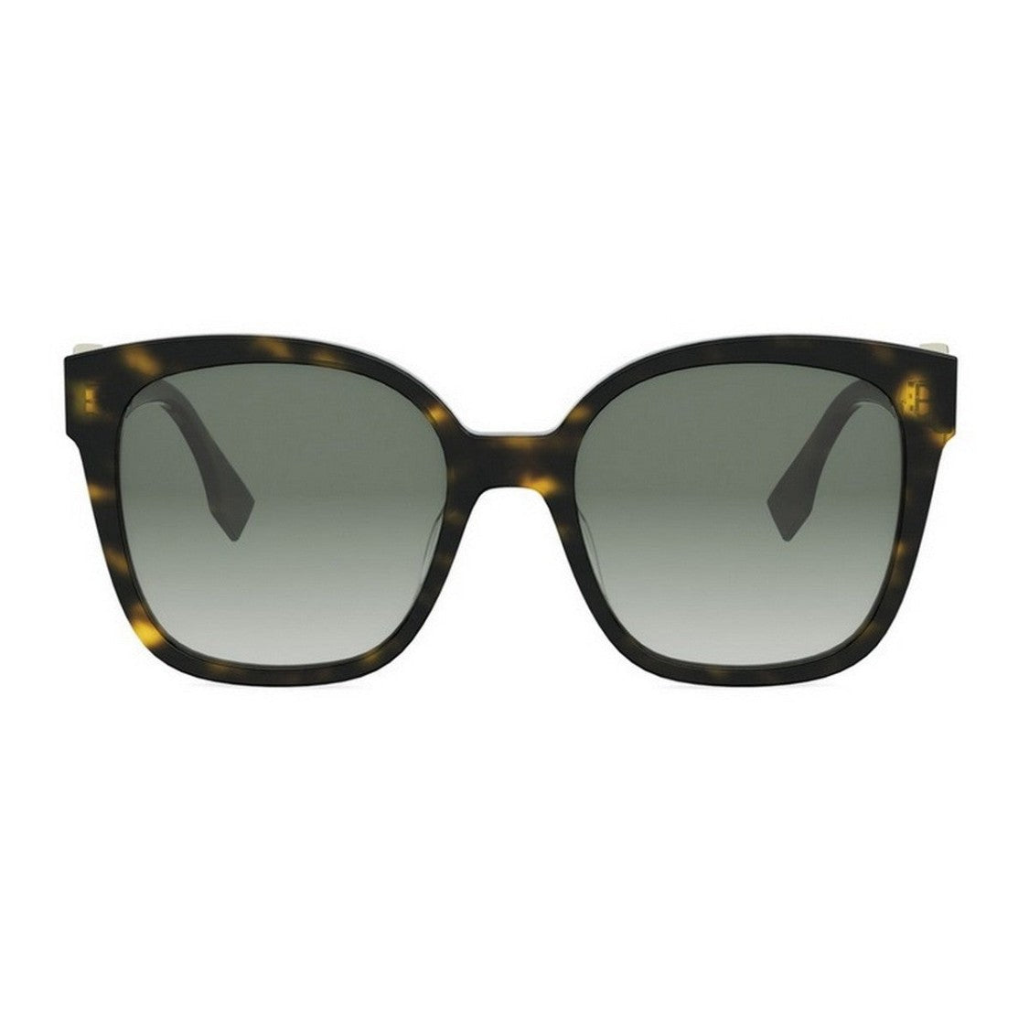 Fendi Havana Ff Diamonds Tortoiseshell Cat-Eye Sunglasses
