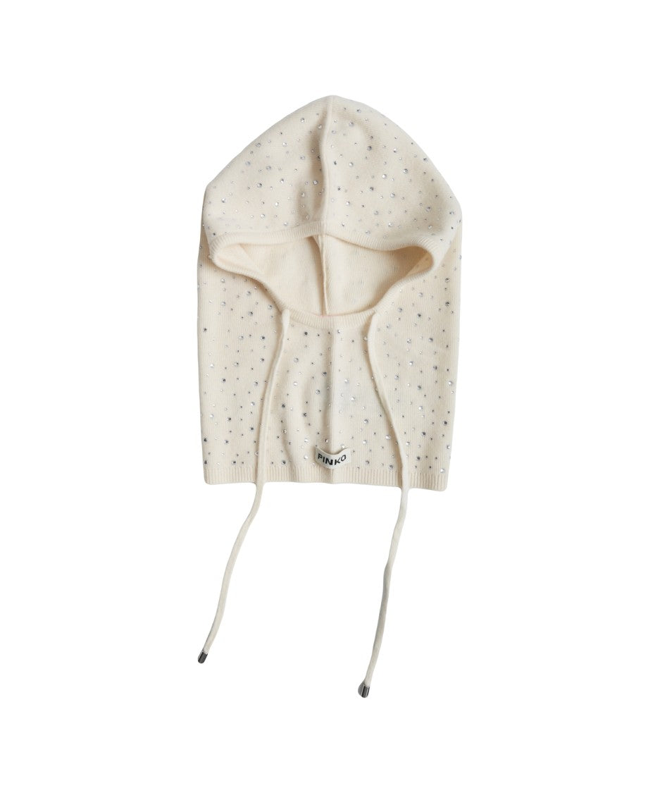 Pinko Finland' Balaclava With Rhinestones