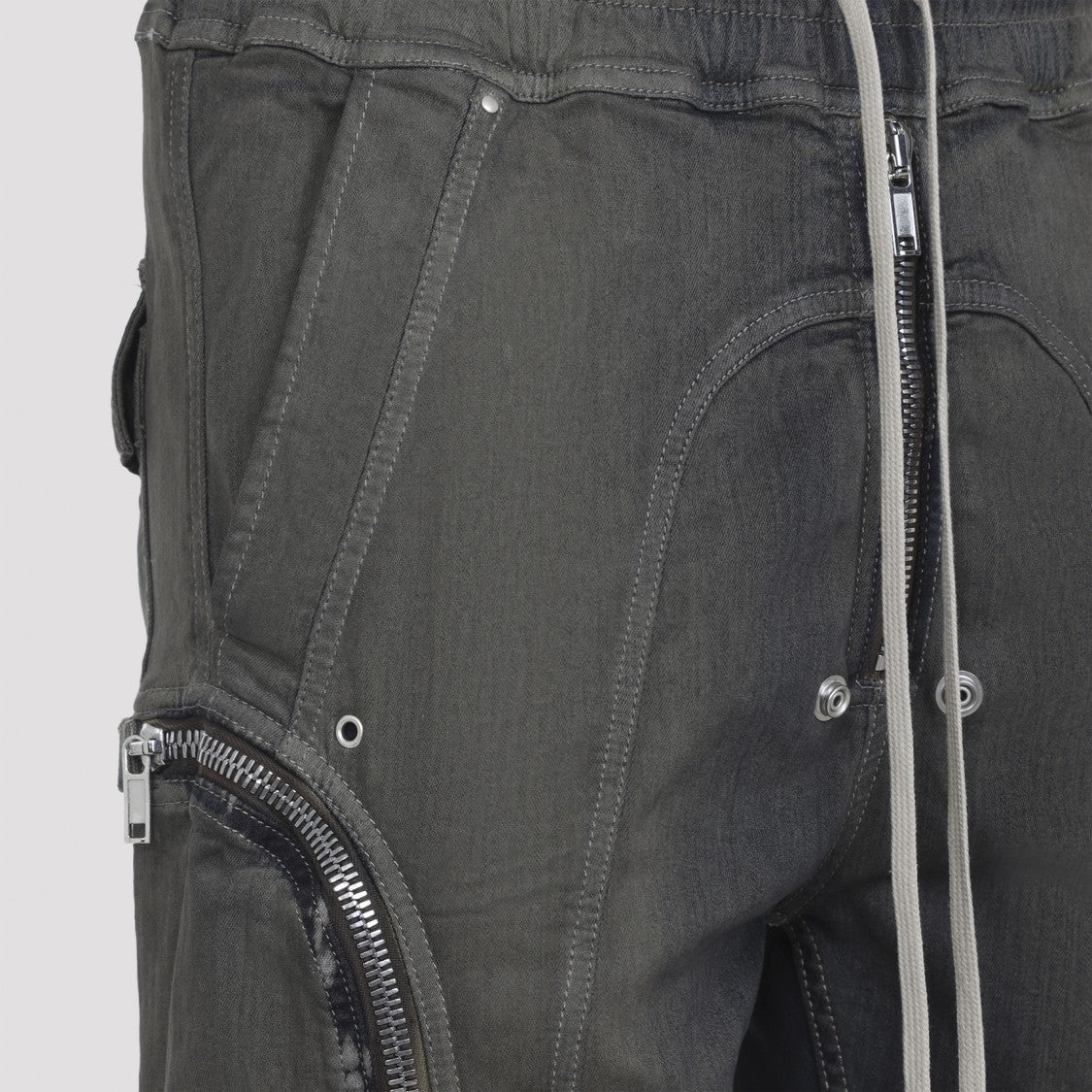 Rick Owens Dark Dust Brown Cotton Bauhaus Cargo Pants