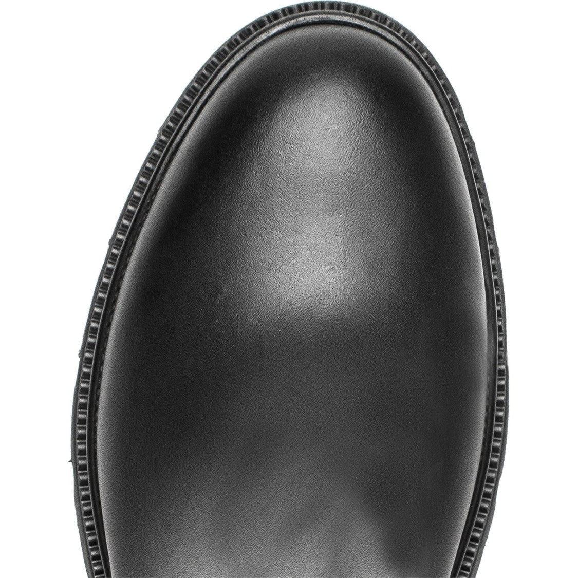 Gabor Black Minimalist Back Zipper Low Leather Boots