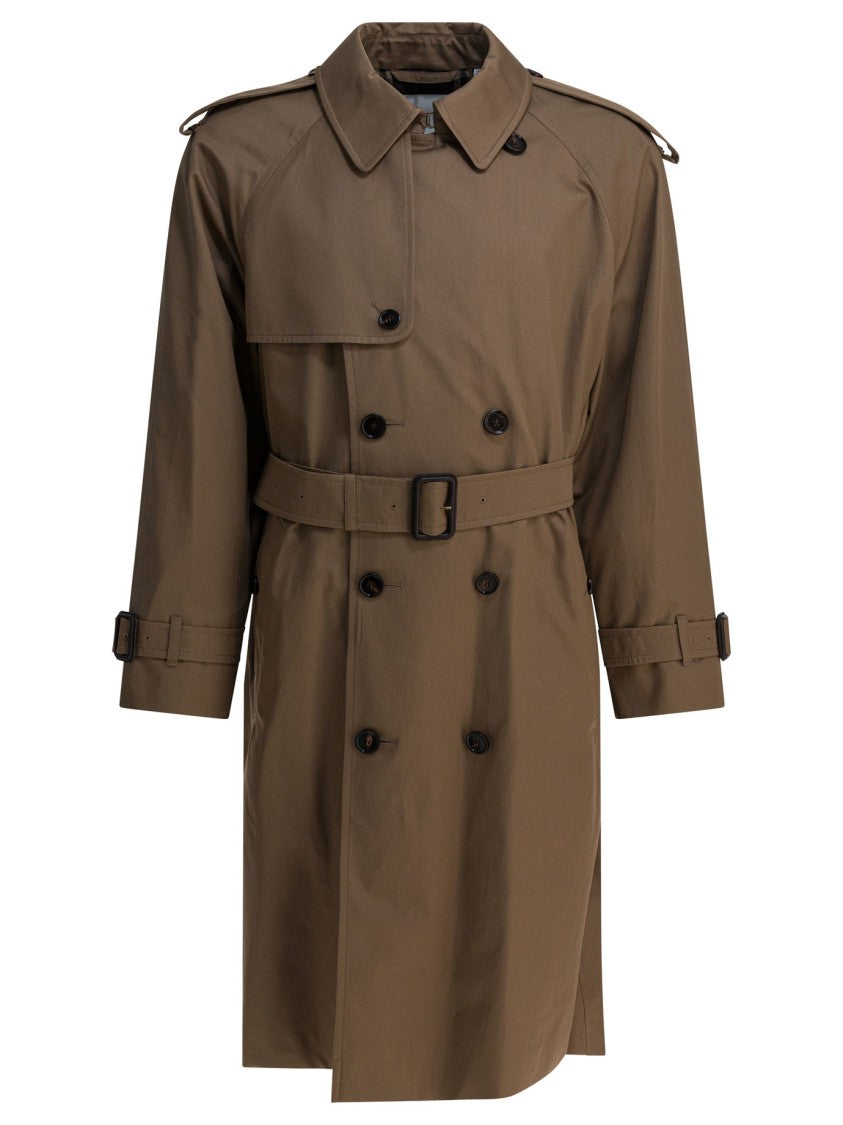 Burberry Long Double-Breasted Trench Coat