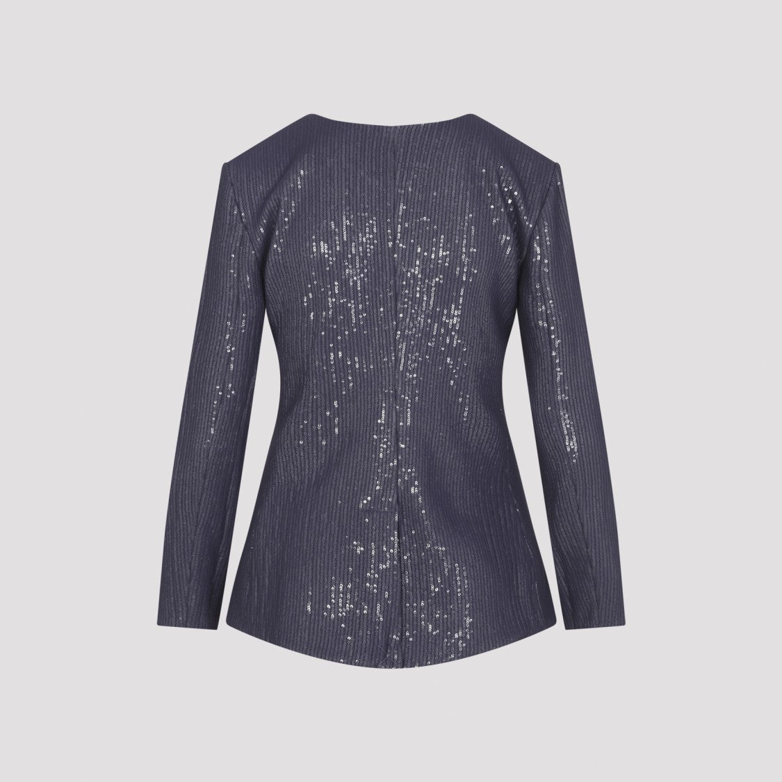 Giorgio Armani Tailored Blazer With Subtle Vertical Stripes